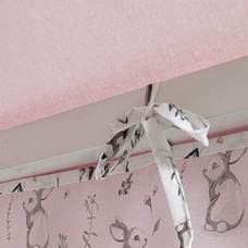 Крыша и шторы для кроватки домика ТД-39